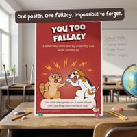 Logical Fallacy Posters Pack of 12 - Complete Critical Thinking Set Bundle 2 - thumbnail 7 of 9