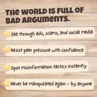 Logical Fallacy Posters Pack of 12 - Complete Critical Thinking Set Bundle 1 - thumbnail 3 of 9