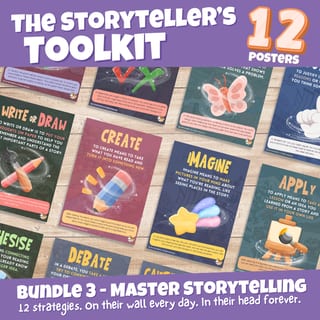 Literary Elements Classroom Posters | Storyteller's Toolkit Bundle 3 - image 1 of 8