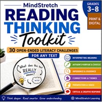 Reading Comprehension Activities | Critical Thinking Toolkit | For ANY Text | Years 3-8