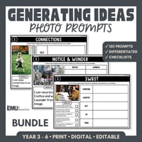 SWBST Picture & Photo Prompt Cards | Story & Narrative Writing Activity | Someone Wanted But So Then