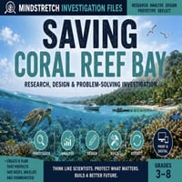 Saving Coral Reef Bay | STEM Inquiry Project | Research & Design Challenge |Years 3-8
