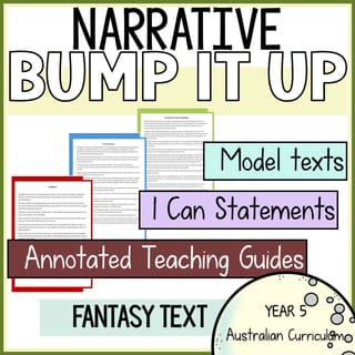 Year 5 Fantasy Writing Exemplars | Bump it Up Writing - image 1 of 4