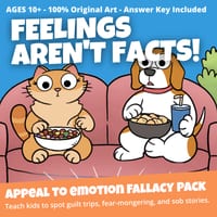 Appeal to Emotion Fallacy Activity Pack | Critical Thinking Activities - thumbnail 1 of 8