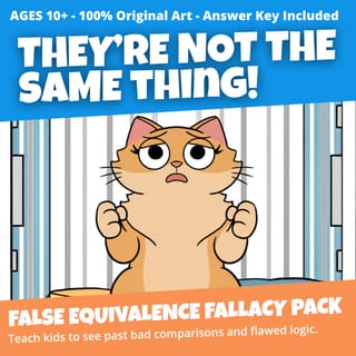 False Equivalence Activity Pack | Critical Thinking Activities - image 1 of 9