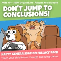 Hasty Generalisation Activity Pack | Critical Thinking Activities - thumbnail 1 of 9