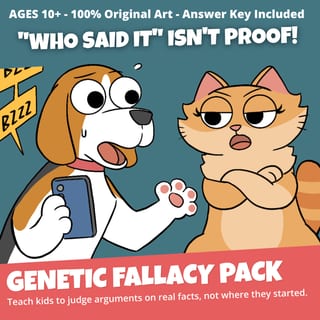 Genetic Fallacy Logical Fallacy Activity Pack - Critical Thinking Activities - image 1 of 9