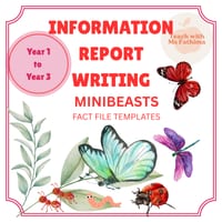 Minibeasts Information Report Planning Template