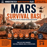 Mars Survival Base | Research, Design & Problem-Solving Inquiry Project | STEM | Years 3–8