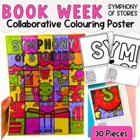 Book Week 2026 'Symphony of Stories' I Whole Class Collaborative Poster CBCA