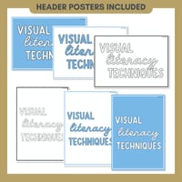 Visual Literacy Anchor Chart | Technique Poster | Media Literacy & Text Analysis - thumbnail 7 of 8