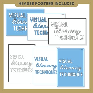 Visual Literacy Anchor Chart | Technique Poster | Media Literacy & Text Analysis - image 7 of 8
