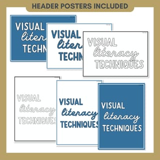 Visual Literacy Anchor Chart | Technique Poster | Media Literacy & Text Analysis - image 7 of 8