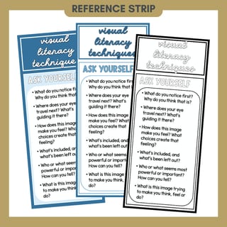 Visual Literacy Anchor Chart | Technique Poster | Media Literacy & Text Analysis - image 4 of 8