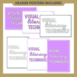 Visual Literacy Anchor Chart | Technique Poster | Media Literacy & Text Analysis - image 7 of 8