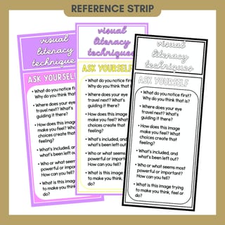 Visual Literacy Anchor Chart | Technique Poster | Media Literacy & Text Analysis - image 4 of 8