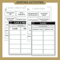 Clauses, Phrases & Groups Anchor Chart | Grammar Posters & Activities - thumbnail 4 of 8