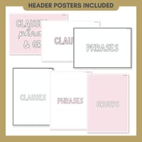 Clauses, Phrases & Groups Anchor Chart | Grammar Posters & Activities - thumbnail 7 of 8