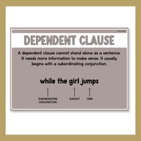 Clauses, Phrases & Groups Anchor Chart | Grammar Posters & Activities - thumbnail 8 of 8