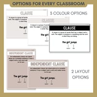 Clauses, Phrases & Groups Anchor Chart | Grammar Posters & Activities - thumbnail 5 of 8