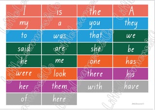 Prep/Foundation Tricky Words /Sight Words Resource (QLD Font) Aligned with InitiaLit - image 4 of 5