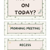 Editable Classroom Visual Timetable | Daily Schedule Cards | Sage & Sunshine