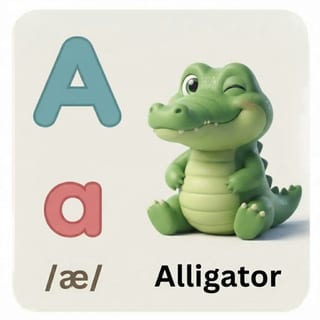 A–Z Animal Phonics Cards | Alphabet & Beginning Sounds PDF - image 1 of 8