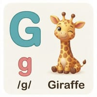 A–Z Animal Phonics Cards | Alphabet & Beginning Sounds PDF - thumbnail 6 of 8