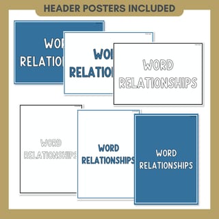 Word Relationship Vocabulary Posters | Homophones, Synonyms, Antonyms & More - image 7 of 8