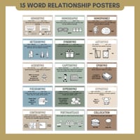Word Relationship Vocabulary Posters | Homophones, Synonyms, Antonyms & More - thumbnail 2 of 8