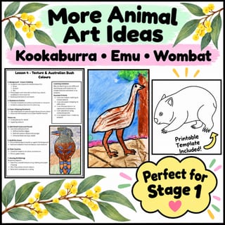 Australian Animals Visual Arts/ Craft Stage 1 Unit - image 4 of 4