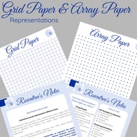 Array Paper | Grid Paper | Mathematical Representation Tools - thumbnail 2 of 2