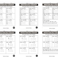 Addition and Subtraction Split Strategy Worksheets | Years 3–4 ...