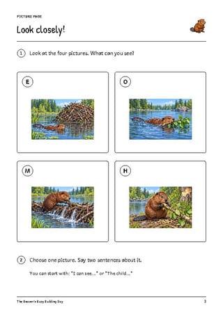 The Beaver's Busy Building Day | Reading Comprehension & Writing | Grades 1-2 - image 3 of 4