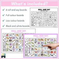 SATPIN Initial Sounds Activity Roll and Say Phonemic Awareness Foundation - thumbnail 2 of 4
