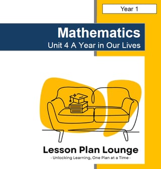 Mathematics - Unit 4 A Year in Our Lives - LESSON PLANS - Year 1 - image 1 of 4