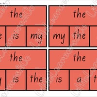 Tricky Word Match Activity (TAS font) - thumbnail 2 of 5