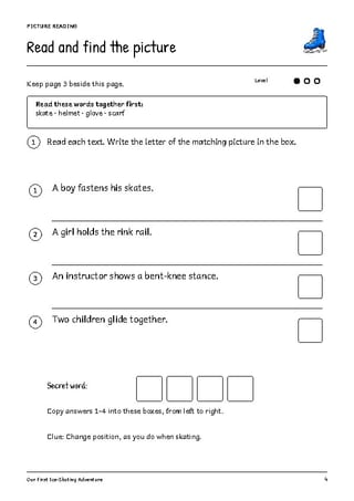 Our First Ice Skating Adventure | Reading Comprehension & Writing | Grades 1-2 - image 4 of 4