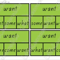 Tricky Word Match Activity (QLD font) - thumbnail 4 of 5