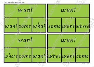 Tricky Word Match Activity (QLD font) - image 4 of 5