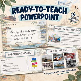 Early Stage 1 HSIE Unit 4 | NSW 2024 Syllabus | Moving Through Time: Transport Past and Present - image 2 of 4