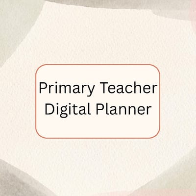Primary Teacher Digital Planner - abstract design (Australia)