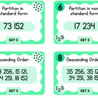 Place Value & Representing Numbers 96 Task Cards | Years 3–4 | Aust Curriculum - thumbnail 3 of 7