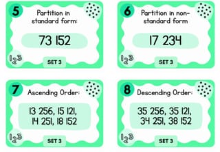 Place Value & Representing Numbers 96 Task Cards | Years 3–4 | Aust Curriculum - image 3 of 7