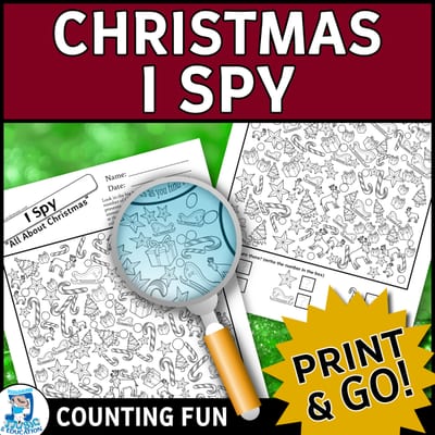 Christmas I Spy | Count and Find Activities | Grades 2–5