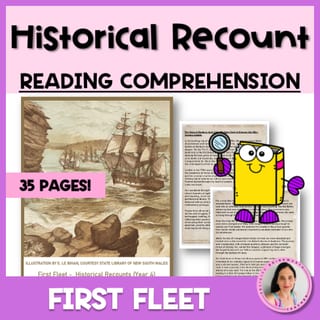 Year 4 | First Fleet Historical Recounts | AC v9 | Reading Comprehension Pack - image 1 of 1