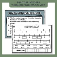 Halloween Math Escape Room | Integers | Negative Numbers & Ordering | AC9M6N01 - thumbnail 3 of 7