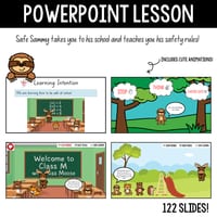 The Values Crew: Safe Sammy | Safe Behaviour Lesson | PowerPoint + Activities - thumbnail 3 of 5