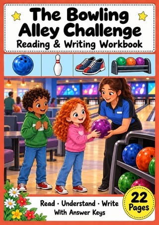 The Bowling Alley Challenge | Reading Comprehension & Writing | Grades 1-2 - image 1 of 4