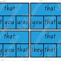 Tricky Word Match Activity (VIC font) - thumbnail 5 of 5